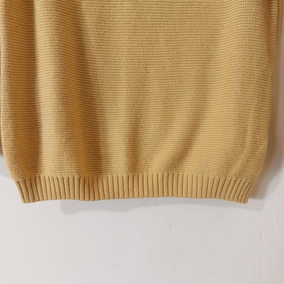 Zara Kids Collection The Knit Wear No Introduction Mustard Yellow Sweater Size 9 - Picture 4 of 9